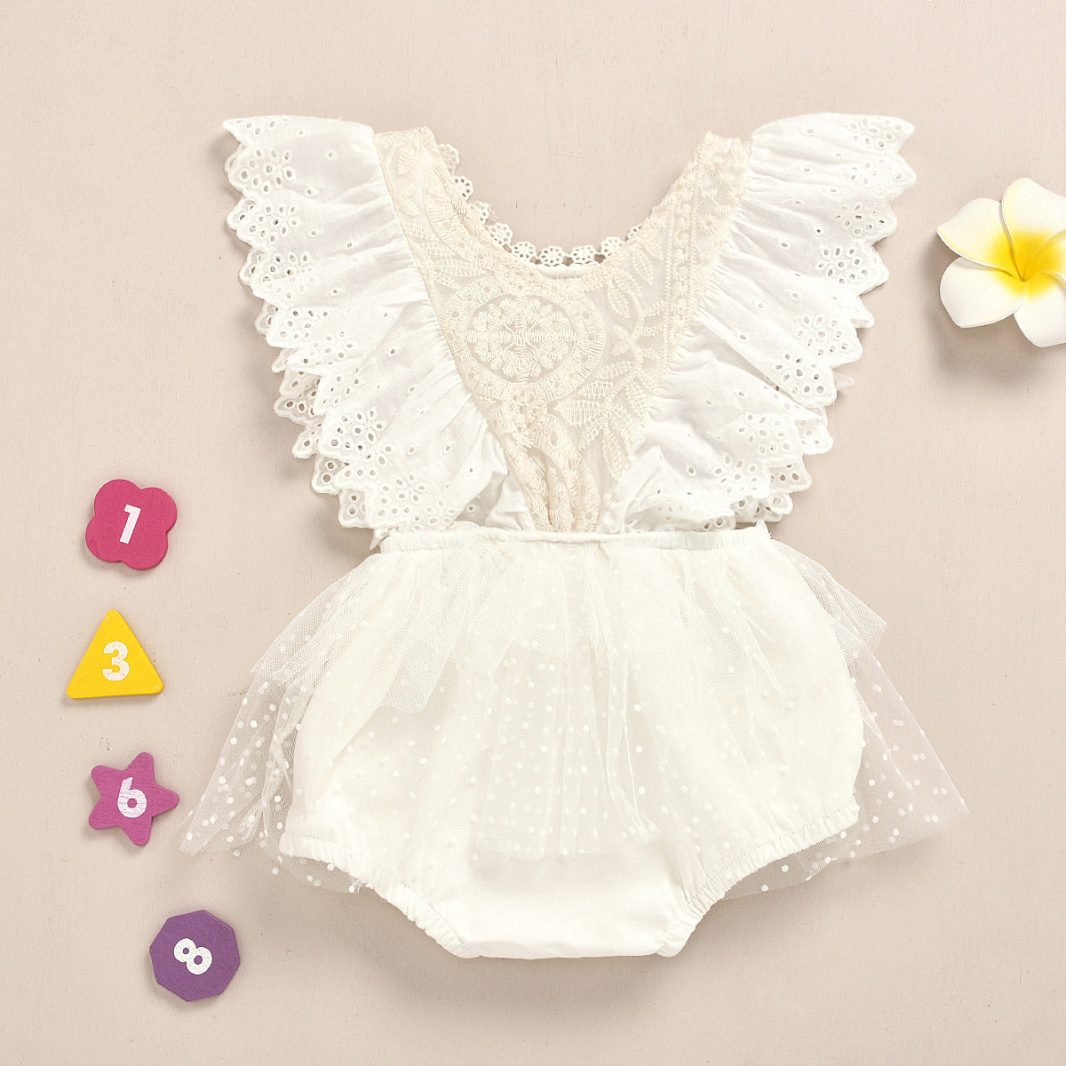 Lace baby jumpsuit